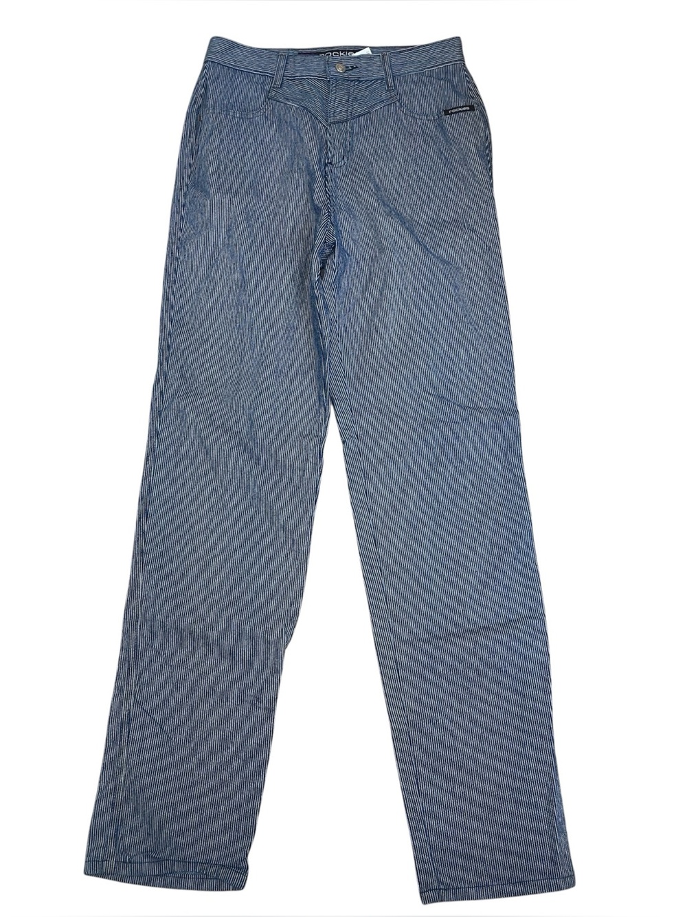 VTG Rockies Slim Long Rise Straight Bareback Pinstripe Jeans Women's 13/14 XL